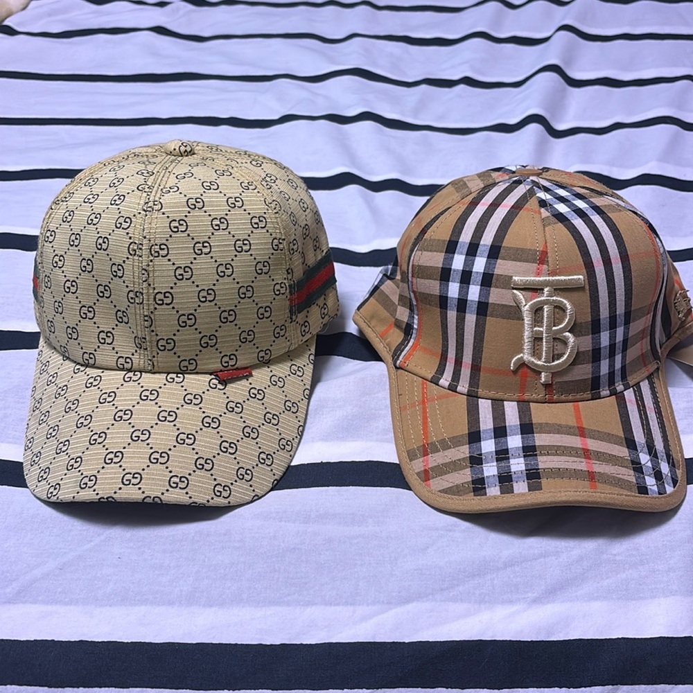 Gucci & Burberry Hat Bundle